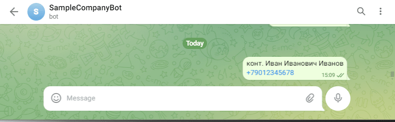 Добавление сделок и контактов в amoCRM при помощи Telegram-бота