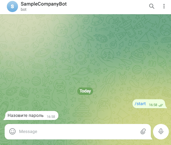 Авторизация в Telegram-боте с использованием Google-таблицы в качестве базы данных