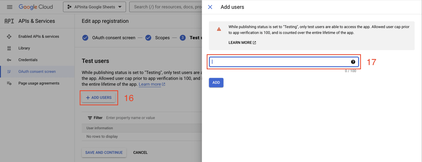 Google таблицы