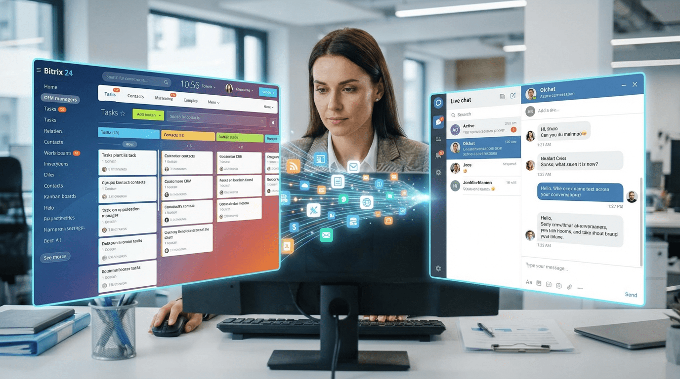 Как интеграция Olchat с Битрикс 24 сокращает рутину и повышает продажи