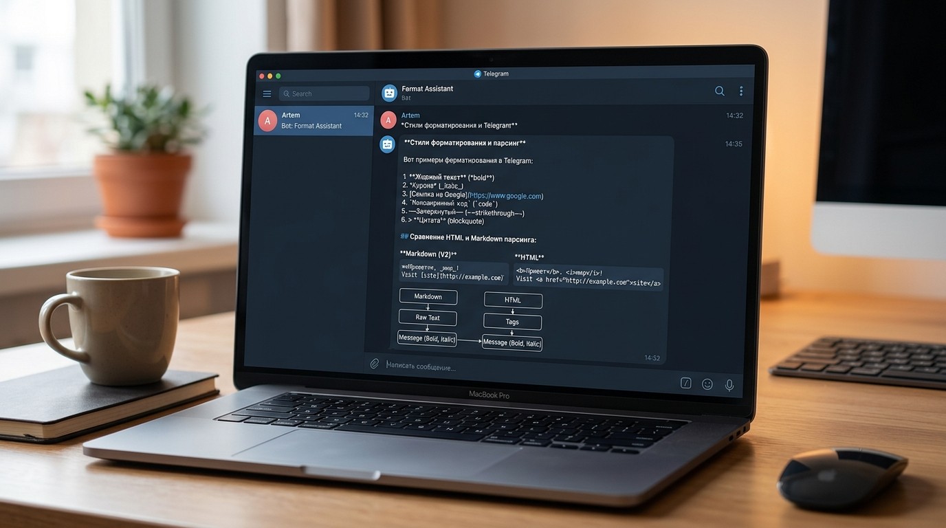 Как работает Parse Mode в Telegram API: объясняем на примерах