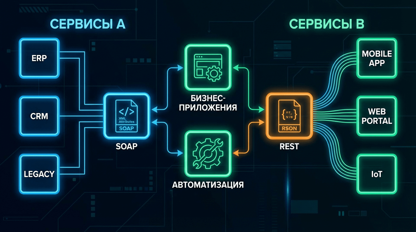 SOAP и REST: простыми словами о ключевых отличиях API