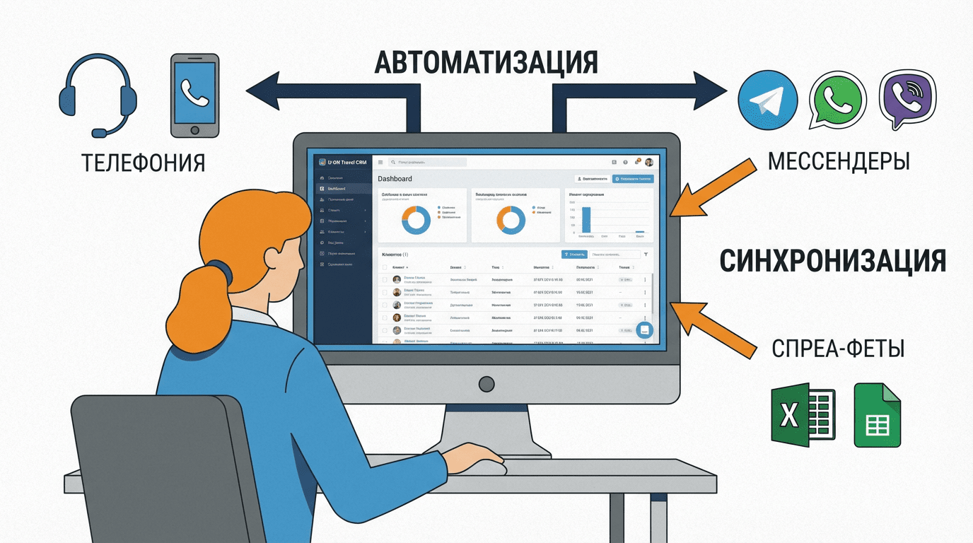 U-ON Travel: как автоматизация помогает турагентствам на базе CRM